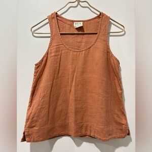 Beaton Linen Sleeveless Top